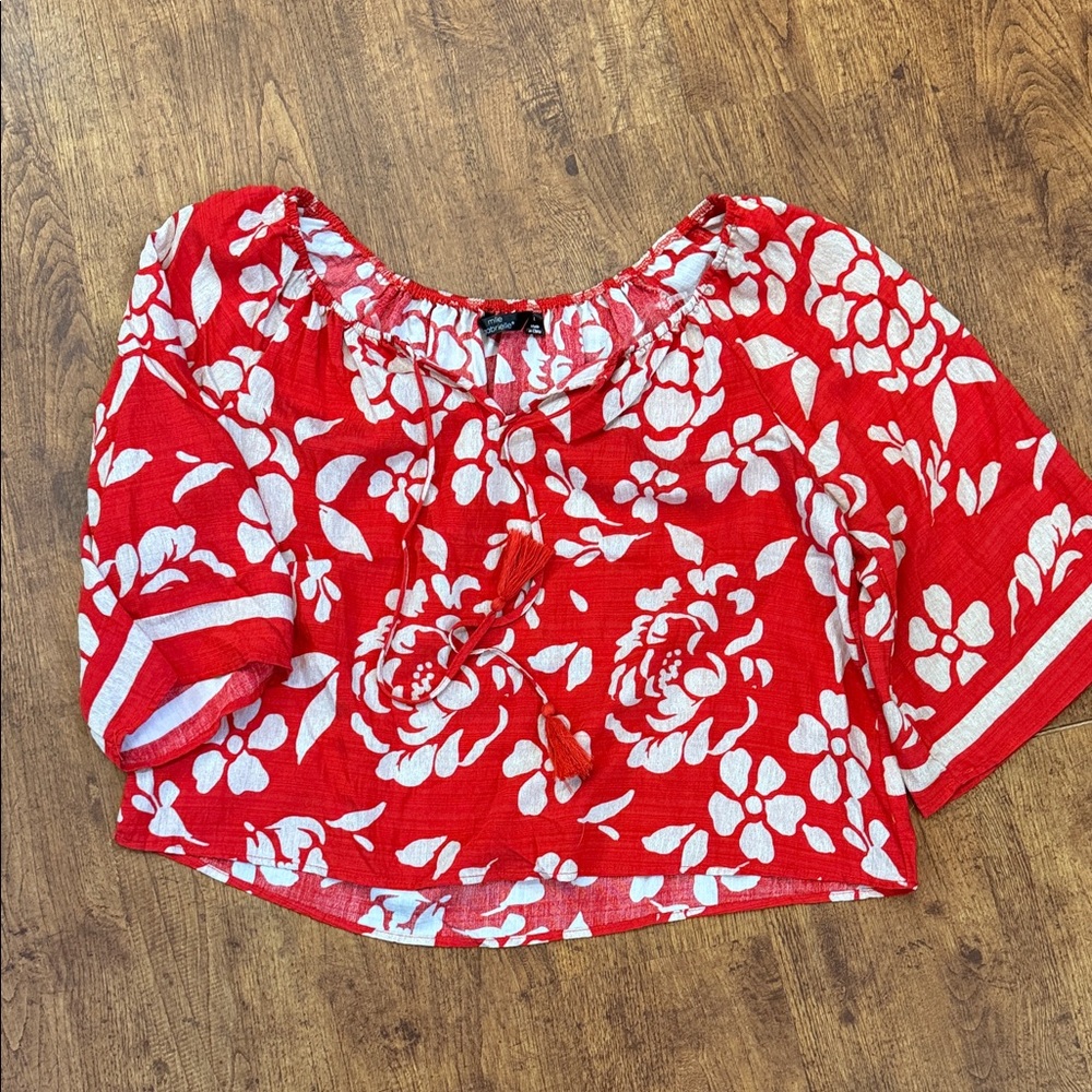 Beautiful flowy blouse from mlle gabrielle size large. NWOT